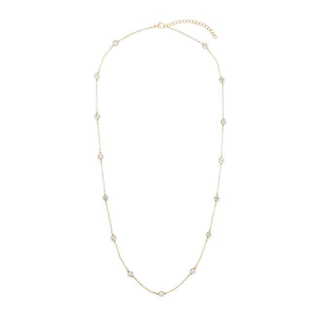 Hovedbilde Crystal Dot Chain Necklace 55 cm