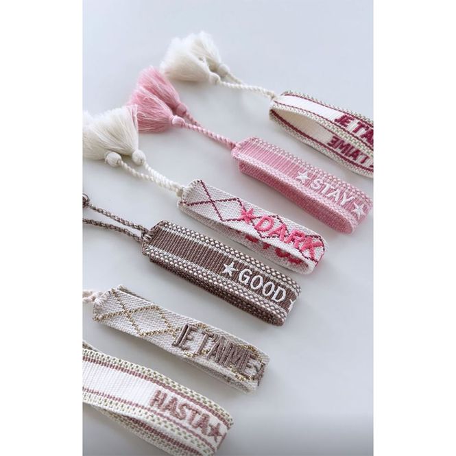 Hovedbilde Woven Friendship Bracelet - Dark Love