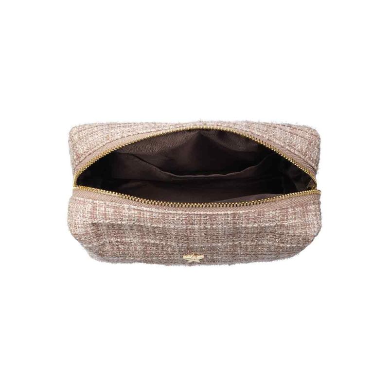 Tweed Makeup-Up Pouch Small